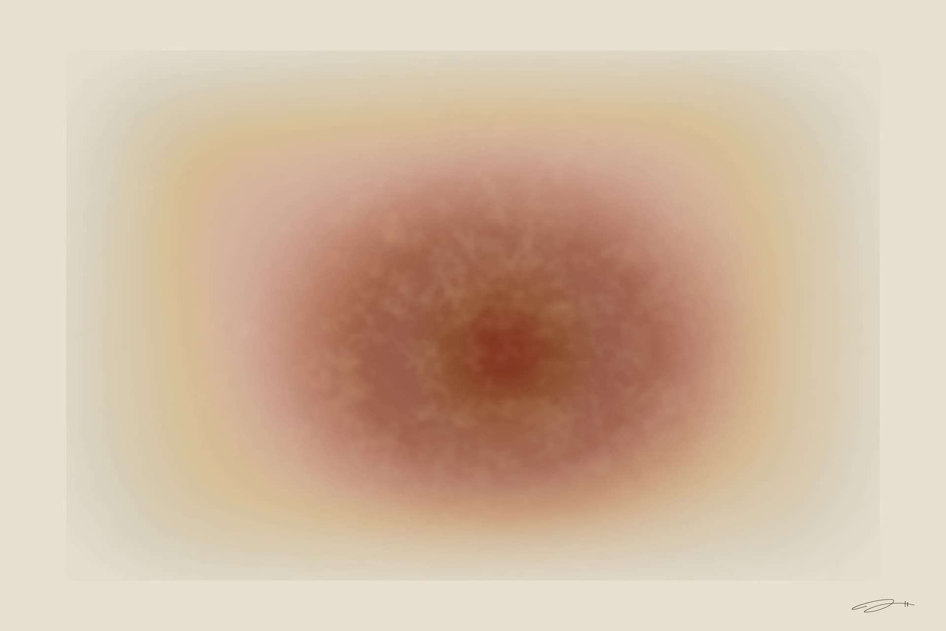 Warmth — minimalist mathematical fine art print from the belonging series by Geometry of Feeling