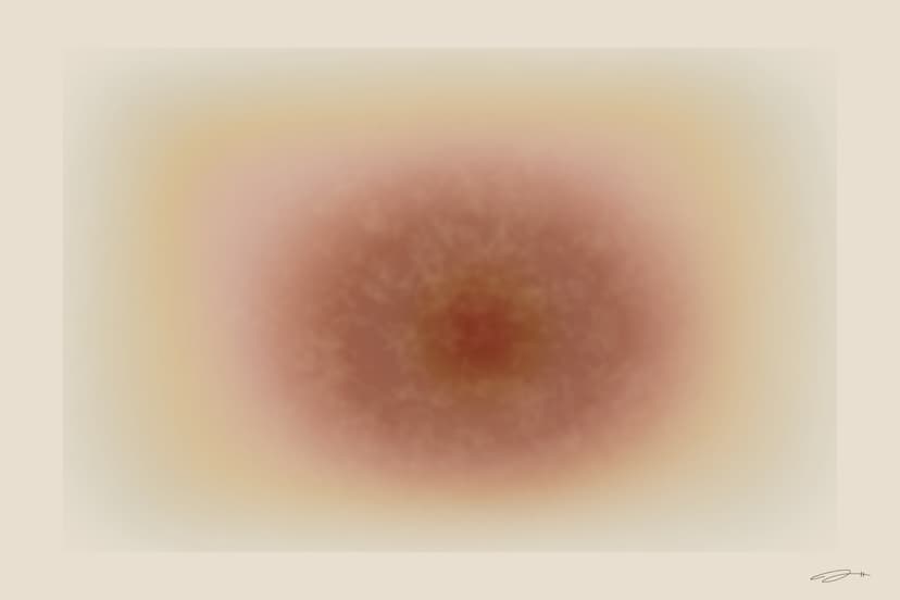Warmth — mathematical art print from the BELONGING series by Geometry of Feeling