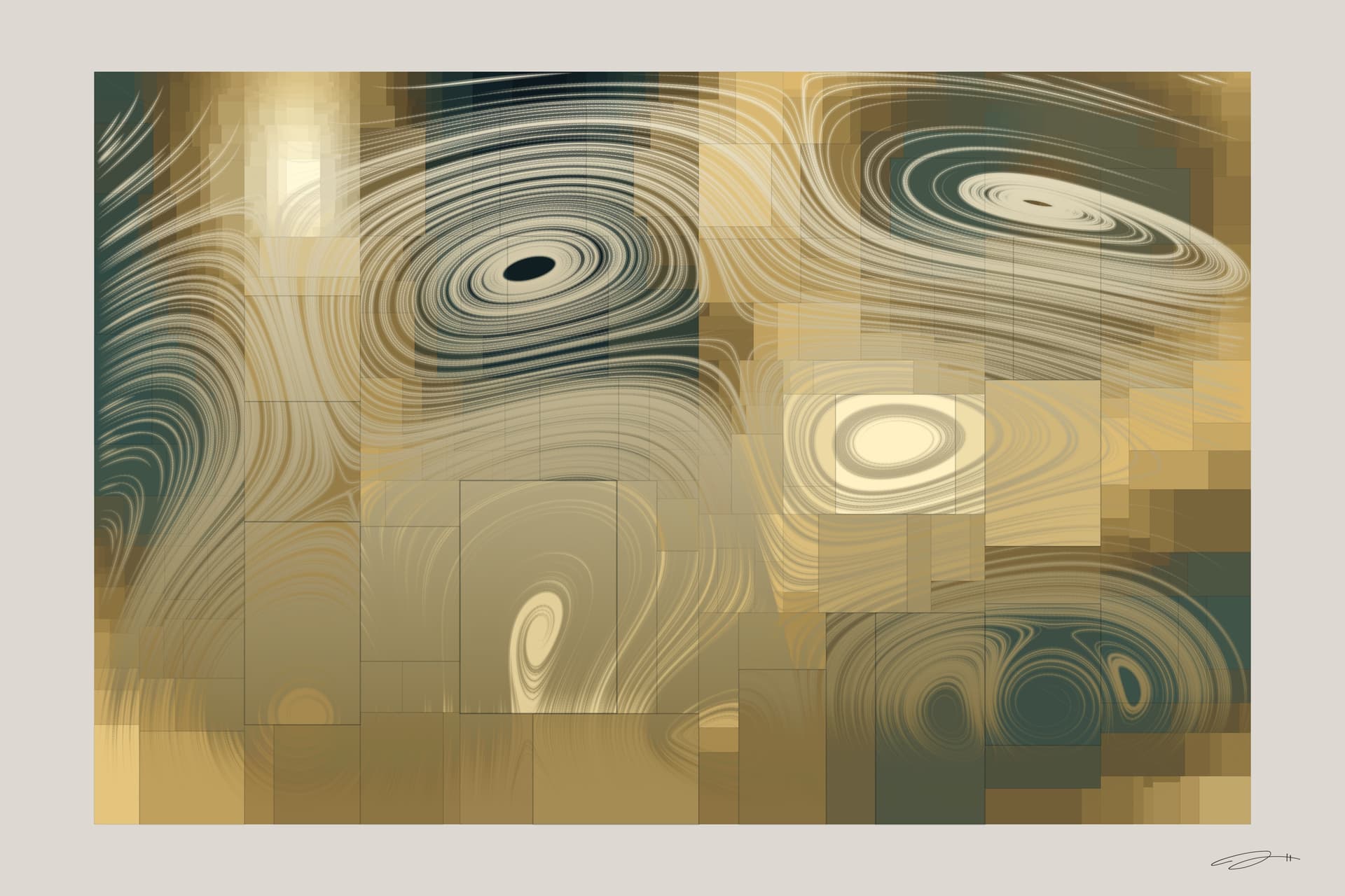 Depth — minimalist mathematical fine art print from the comprehending series by Geometry of Feeling