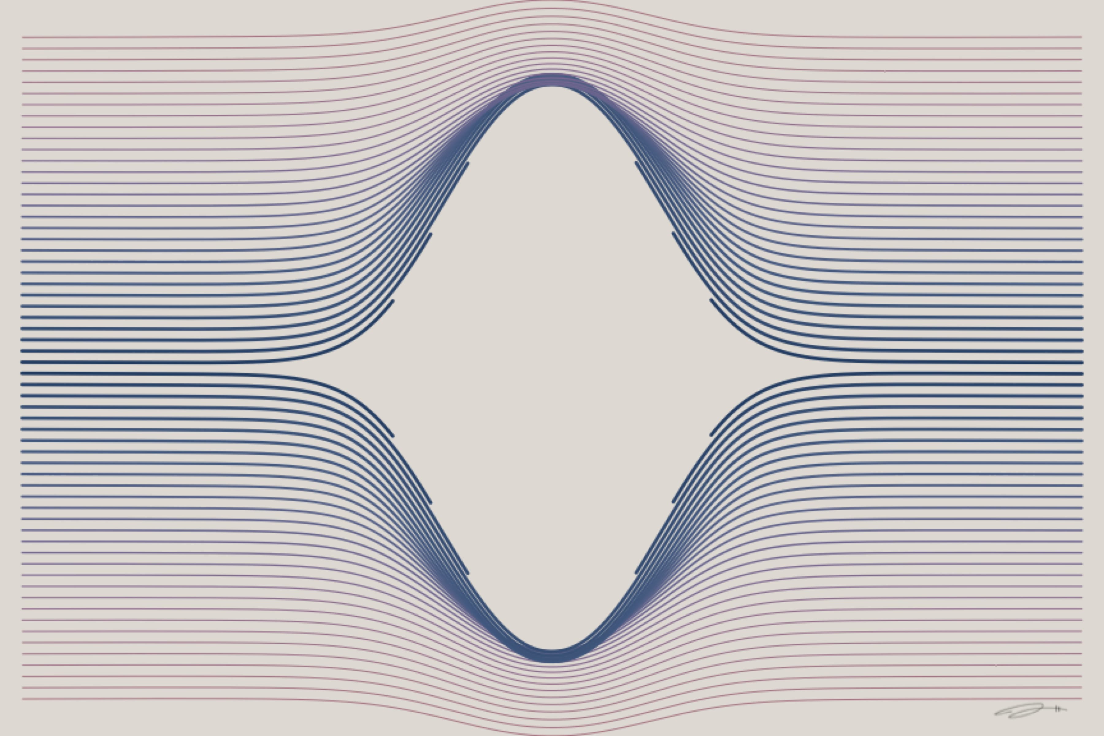 Void — minimalist mathematical fine art print by Geometry of Feeling