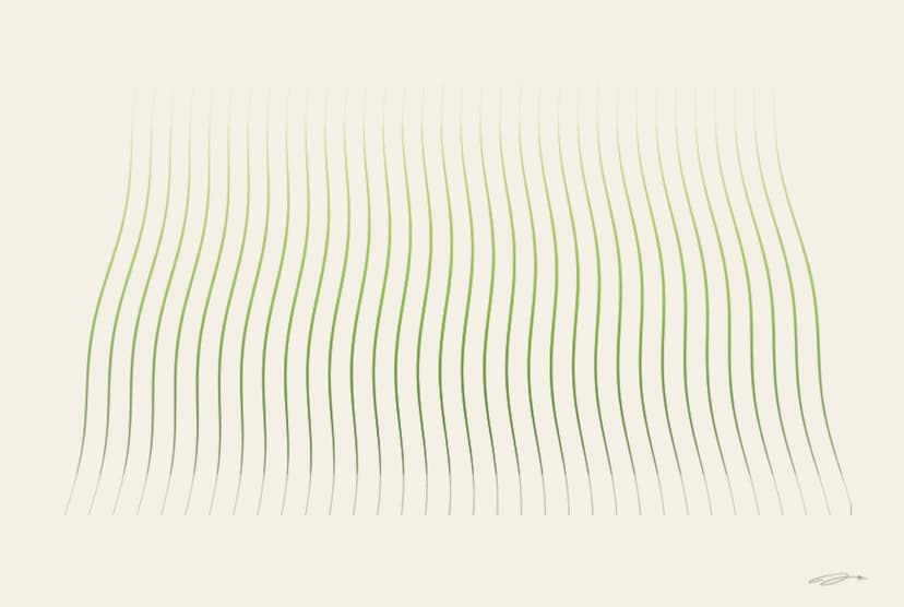Arise — mathematical art print from the GROWTH series by Geometry of Feeling